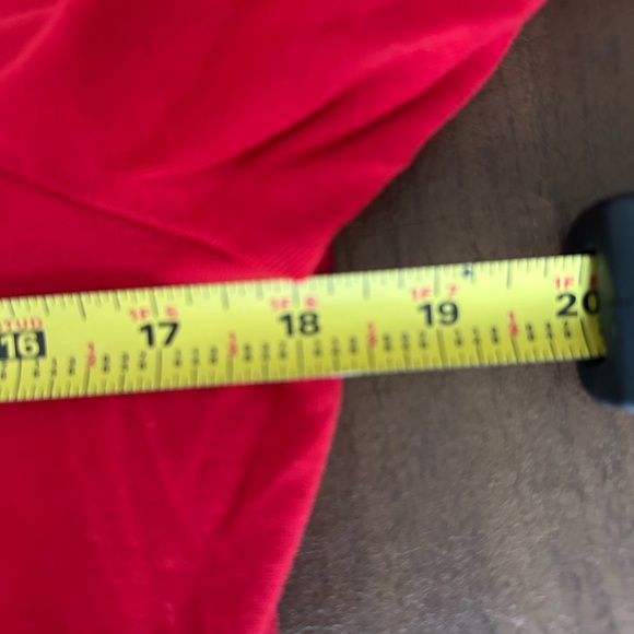 J. Jill Red Long Sleeve Top with Striped Accents - Picture 5 of 8